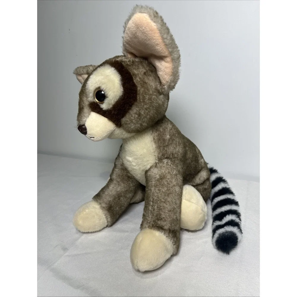 THE PETTING ZOO RECYCLED RING TAIL CAT PLUSH STUFFED ANIMAL